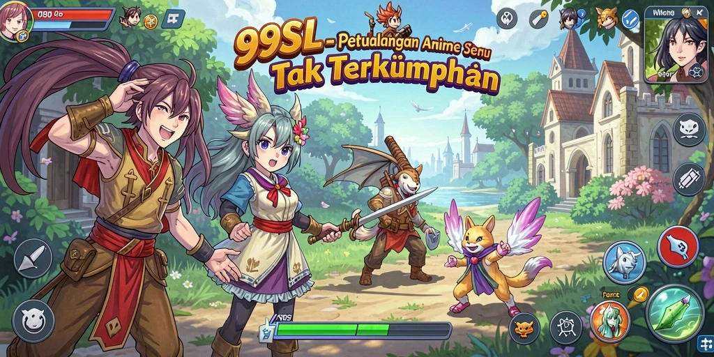 Tampilan gameplay 99SL yang mengasyikkan dan penuh warna.