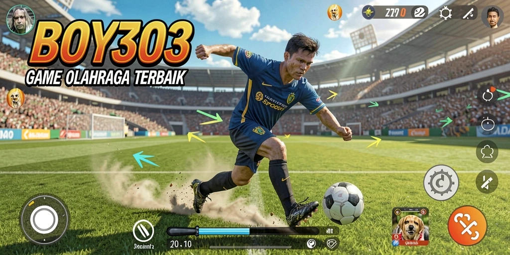 Tampilan gameplay seru dan kompetitif dalam BOY303.