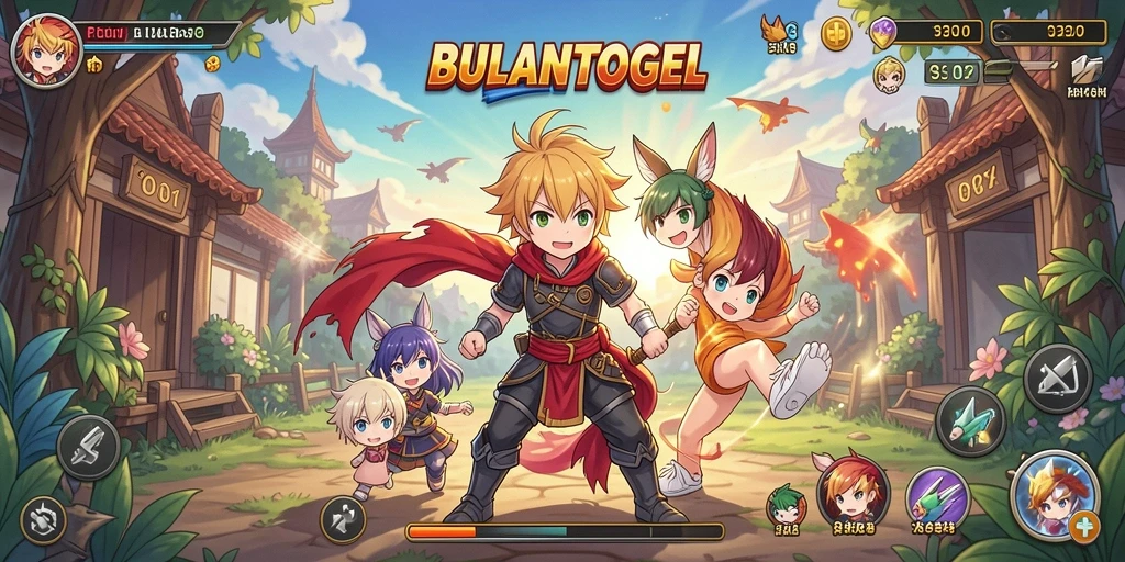 Screenshots menunjukkan momen menegangkan dari gameplay Anime.