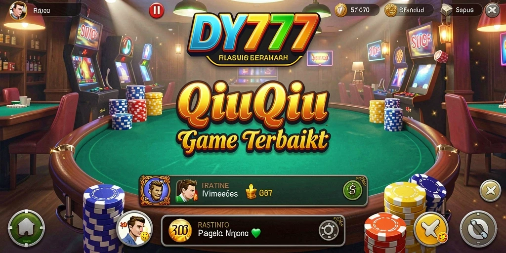 Screenshot gameplay DY777 menunjukkan strategi menarik dalam permainan QiuQiu.