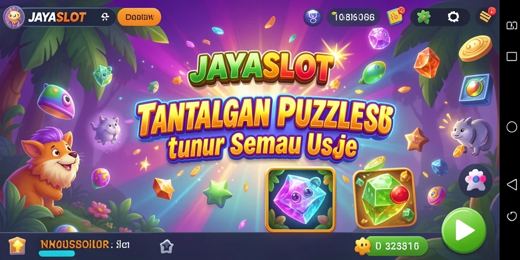 Tangkapan layar gameplay JAYASLOT yang menampilkan aksi puzzle yang menarik.
