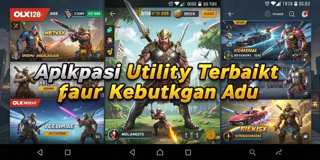 Screenshot OLX128 menampilkan antarmuka aplikasi Utility yang ramah pengguna.