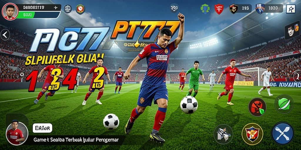 Tampilan menarik dari gameplay sepak bola di PT777.