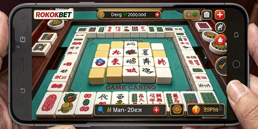 Tampilan gameplay ROKOKBET yang menarik dan penuh warna.