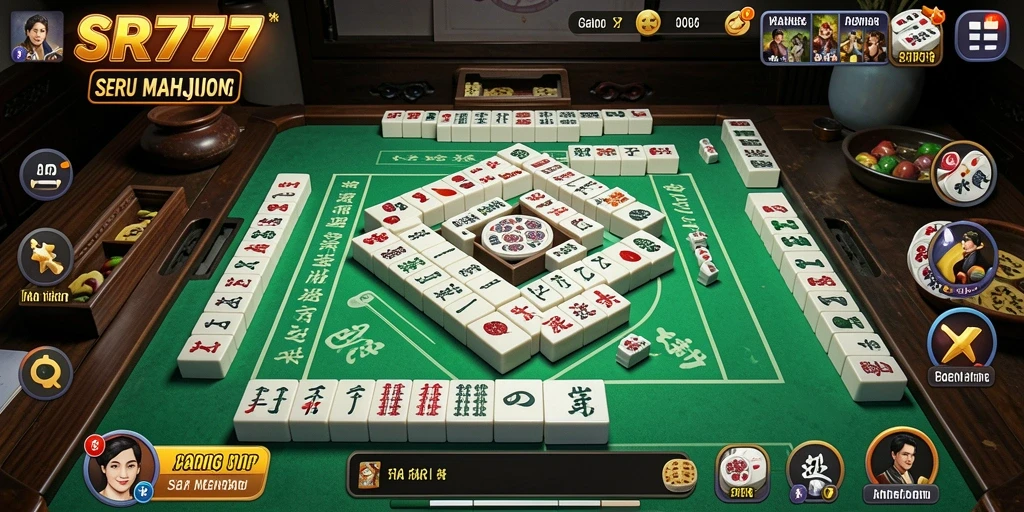 Tampilan gameplay Mahjong yang seru dan menantang di SR777.