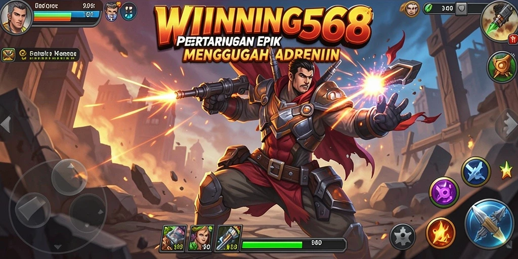 Tampilan gameplay menarik dari WINNING568 dengan aksi pertarungan yang seru.