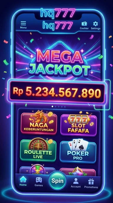 Tampilan antarmuka pengguna hq777 yang intuitif dan sederhana.
